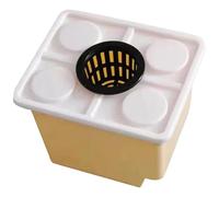 Kichvoe Secchio per Piantare Verdure Idroponico in Pp Resistente, Vaso da Fiori Senza Terra Coperchio e Cesta, Coltivazione Fuori Suolo per Orto e Giardino in Serra