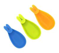 Kichvoe Segnabicchiere 3 Pezzi, Identificatore Creativo in Silicone Riutilizzabile a Forma di Coniglio Colore Casuale per Bicchieri da Vino, Decorazione Unica per Feste e