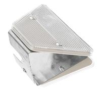 Kichvoe Segnaletica Riflettente Trapezoidale per Vialetti D'accesso, Delineatore Stradale Bifacciale ad Alta Visibilità Supporto Doppio Bianco, Marcatore Riflettente per Sicurezza