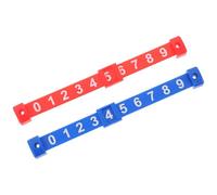 Kichvoe Segnapunti per Calcio Balilla 2 in Pp Pratici e Facili da Conservare Accessori da Tavolo Mini Contatore Punteggio per Tavolo Calcetto