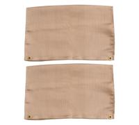 Kichvoe Set 2 Pezzi Tappetini Isolanti da Campeggio 45x45 Cm Ignifugo in Fibra di Vetro, Coperta Ignifuga Resistente al Calore per Barbecue, Picnic e attività all’Aperto Custodia