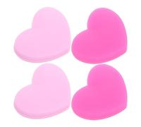 Kichvoe Set 4 Ammortizzatori in Silicone a Forma di Cuore per Racchetta da Tennis, Smorzatori di Vibrazioni, Accessori per Controllo Urti e Protezione Polso, Adatti per Giocatori Adulti