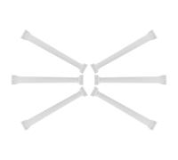 Kichvoe Set 6 Mini Pilastri Romani in Gesso Spray, Colonne Decorative Compatte per Casa delle Bambole, Decorazione Scrivania e Paesaggistica Zen da Tavolo