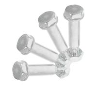 Kichvoe Set Bulloni e Dadi per Ruote Compressore Aria, Bullone Esagonale Resistente Sgancio Rapido, Accessori per Sostituzione Bulloni Ruota Orientabile e Dado Antiallentamento, Kit