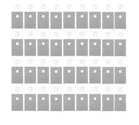 Kichvoe Set di Dissipatori in Silicone con Pad Isolante Termico Alta Efficienza per Moduli Regolatori di Tensione e Amplificatori Audio