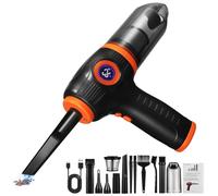 Kichvoe Soffiatore Elettrico Portatile Senza Fili Con Teste Intercambiabili Per Pulizia Auto e Superfici Aspiratore Versatile Con Batteria Di Capacità Per Elettronica e Dettagli Di