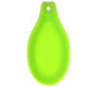 Kichvoe Supporto per Cucchiaio in Silicone Piccolo, Poggiamestolo da Cucina Ciotola per Salsa di Soia, Porta Utensili Antiaderente Verde per Piano Cottura e Bancone