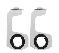 Kichvoe Supporto per paramani da 2 Pezzi - Supporto per paramani per Manubrio da da 22/28 mm - Kit di Montaggio con Morsetto in Metallo per ATV