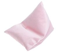 Kichvoe Supporto per Tablet a Cuscino Triangolare in Peluche Rosa, Stand per Lettura e Supporto per Telefono per Guardare Video e Registrare