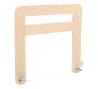 Kichvoe Taglierina per Sapone Riutilizzabile in Legno e Metallo Filo Affilato Tagliasapone Portatile per Sapone Fatto a Mano Utensile Multiuso per Artigianato