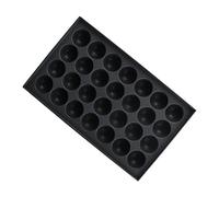 Kichvoe Teglia Alluminio Antiaderente per Uova e Polpette Pancake Leggera e Facile da per e Servizio Ergonomico