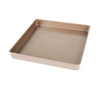 Kichvoe Teglia Quadrata per Pizza Teglia Antiaderente per Torte Facile da Pulire e Sformare Buona Conduttività Termica Resistente al Calore e Durevole