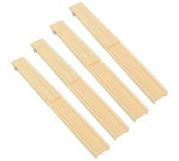 Kichvoe Telaio per Ventaglio Giapponese Beige in bambù e Metallo, Leggero e Facile da Assemblare, per creatività e Feste Stile Tradizionale Unico