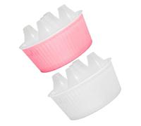 Kichvoe Vaso da Interno per Piante Design a Cinque Fori, Base Stabile e Indicatore Livello Acqua, Set 2 Pezzi in Pp Colore Assortito per Bulbose e Succulente
