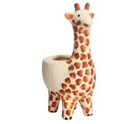 Kichvoe Vaso Pianta Grassa Cartone Creativo in Ceramica Gialla