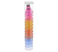 Kichvoe Volani da Badminton Stabile 12 Pezzi in Plastica e Schiuma per Allenamento Sportivo All'aperti e Campi Outdoor