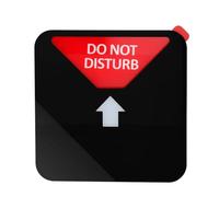 Kichwit, cartello per ufficio, ideale per la privacy, con scritta in lingua inglese “Do not disturb”, “Out of office”, “Please Knock”, “In a Meeting”