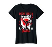 Kick Like A Beast - Combattenti di Arti Marziali Miste MMA Maglietta