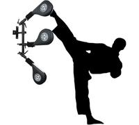 Kick Pad da parete, supporto per bersagli per taekwondo, 3 bersagli per adolescenti e adulti, attrezzatura per arti marziali