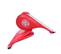 Kick Target Pad Taekwondo Double Kick Pad PU Kicking Targets Training Paddles per Kickboxing Karate Training Red 2PCs Target
