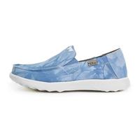 Kickback Couch 2.0 Mocassini Slip-On da Uomo in Tela - Scarpe Estive Casual per Viaggio e Spiaggia con Suola Antiscivolo - Calzata Confortevole per Comfort Tutto Il Giorno - Washed out Blue, EU 44