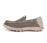 Kickback Couch Classic Mocassini Slip-On da Uomo in Tela - Scarpe Estive Casual per Viaggio e Spiaggia con Suola Antiscivolo - Calzata Confortevole per Comfort Tutto Il Giorno - Bruno Brown, EU 43