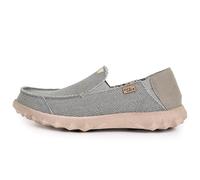 Kickback Couch Classic Mocassini Slip-On da Uomo in Tela - Scarpe Estive Casual per Viaggio e Spiaggia con Suola Antiscivolo - Calzata Confortevole per Comfort Tutto Il Giorno - Rocket Grey, EU 42