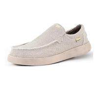 Kickback Don Juan - Mocassini da Uomo - Scarpe Leggere in Tela - Scarpe Casual da Uomo - Scarpe estive - Progettate con Un Volume più Basso per Adattarsi a Un Piede più Sottile - off White - EU46
