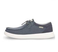 Kickback Haven Mocassini Slip-On Uomo Stile Sneaker - Scarpe Casual in Mesh Elasticizzato con Lacci Elastici Regolabili, Leggere e Comode per l’Uso Estivo - Blue, EU 41