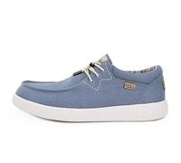 Kickback Haven Scarpe - Mocassini da Uomo Leggere da Uomo Eleganti e Casual - Colore Azzurro - di Tela da per Tutto Il Giorno Slip on - Taglia EU41