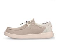 Kickback Haven Shoes - Mocassini Leggeri da Uomo Eleganti e Casual, in Tela, Slip-on per Uso Quotidiano - Colore Tan - Taglia EU41