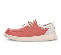 Kickback Haven Shoes - Mocassini Leggeri da Uomo Eleganti e Casual, in Tela, Slip-on per Uso Quotidiano - Colore Rust - Taglia EU42
