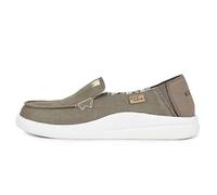 Kickback Rizzo Mocassini Slip-On da Donna in Lino - Scarpe Casual Leggere con Design Convertibile a Tallone Ribaltabile per Il Comfort Quotidiano Estivo - Earth Linen, EU 40