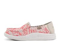 Kickback Rizzo Mocassini Slip-On da Donna in Lino - Scarpe Casual Leggere con Design Convertibile a Tallone Ribaltabile per Il Comfort Quotidiano Estivo - Rosa Beige, EU 38