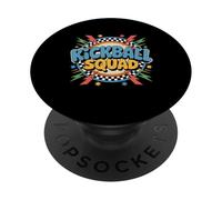 Kickball Squad Compagno di squadra Amante dello sport Retro PopSockets PopGrip Adesivo