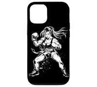 Kickboxer femminile Taekwondo Boxing Ring Custodia per iPhone 12/12 Pro