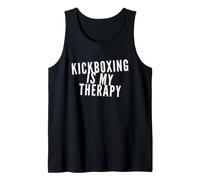 Kickboxing è la mia Terapia Divertente Kickboxer Karate Boxing Love Canotta