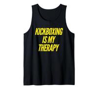 Kickboxing è la mia Terapia Divertente Kickboxer Karate Boxing Love Canotta
