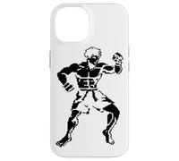 Kickboxing Guy Pixel Art Kickboxer Savate Custodia per iPhone 14