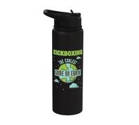 Kickboxing Il gioco più cool sulla terra divertente Kickboxer Stainless Steel Insulated Water Bottle