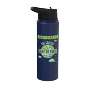 Kickboxing Il gioco più cool sulla terra divertente Kickboxer Stainless Steel Insulated Water Bottle