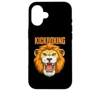 Kickboxing Testa Di Leone Muay Thai Mma Leone Arrabbiato Custodia per iPhone 16