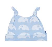 KicKee Pants Print Double Knot Hat (New Born-3 Months Pond Elephant)