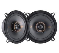 KICKER 51KSC504 Coaxial Speaker System, 2-Way Design, One (1) Pair, 5.25" (130mm) Polypropylene Woofer/Midrange, 3/4" (20mm) Silk-Dome Tweeters, 75 Watts RMS, 150 Watts Peak