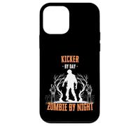 Kicker by Day Zombie by Night Fun Halloween Calcio Creepy Custodia per iPhone 12 mini