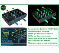 Kicker Calcio Che Brilla Al Buio NEON Verde Mini Calcio Da Tavolo 495x300x90mm