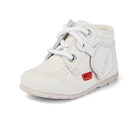 Kickers 115884 Unisex - Bimbi 0-24 Stivaletto, White, 33/34 EU