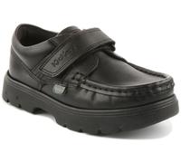 KICKERS Bambini Carter Regolabile Gancio E Anello Cinturino Nero Misura UK 8 -