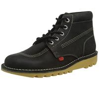 Kickers Calcio Ciao, Stivaletto Unisex-Adulto, Nero e Bianco, 42 EU
