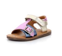Kickers Diazz, Sandali Bambina, Blu Beige, 21 EU